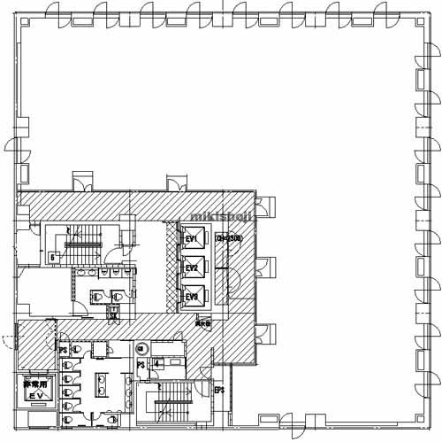 井門札幌パークフロントビル 平面1