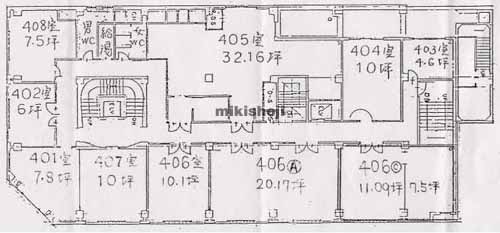 愛生舘ビル 平面1