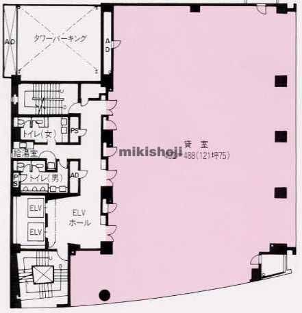 井門札幌北三条ビル 平面1