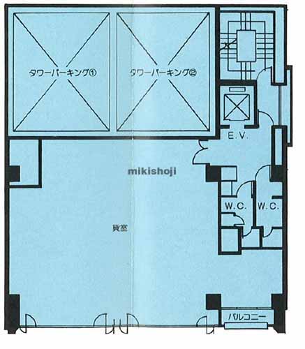 深山パーキングビル 平面1