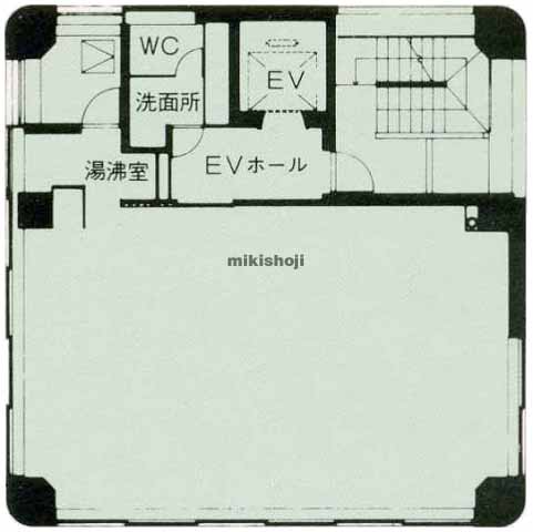 南三条スクエアビル 平面1