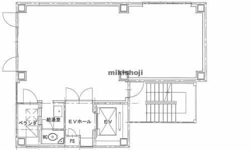 コンチネンタルＷＥＳＴ・Ｎビル 平面1