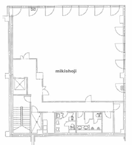 フクヤマビル 平面1