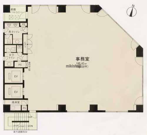 ハクオウビル 平面1