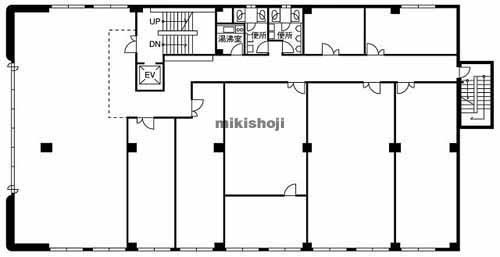 円山公園ビル 平面1