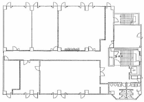 札幌理容師会館 平面1