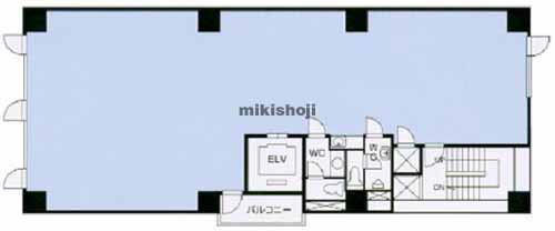 荒巻時計台前ビル 平面1