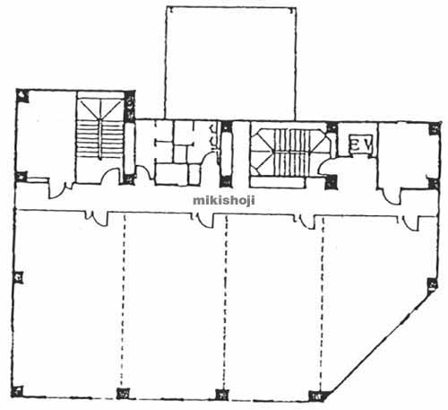 損保ジャパン北見ビル 平面1