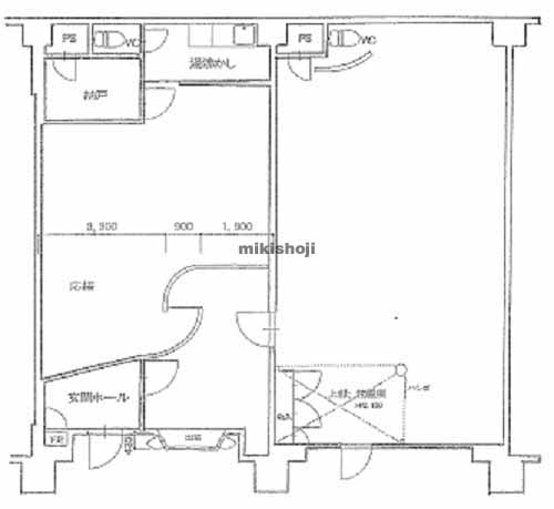 朝日プラザ北７条Ｂ棟 平面1
