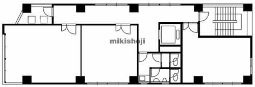 日宝勾当台西ビル 平面1