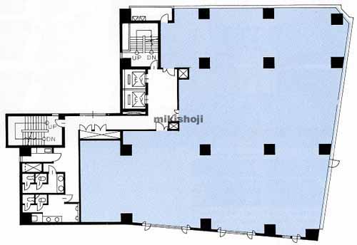 五橋ビジネスセンタービル 平面1