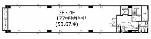 二日町ゲートビル 平面1