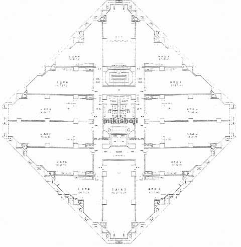 チサンマンション第三仙台 平面1