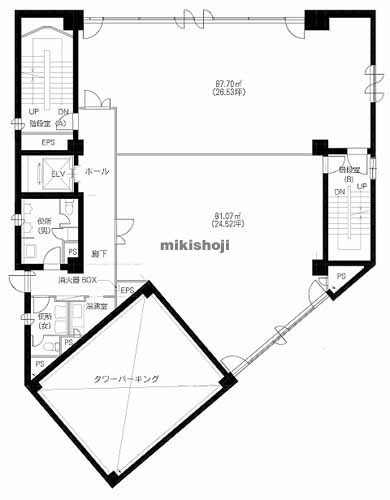 パークフロント青い森ビル 平面1