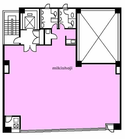 朝日生命福島大町ビル 平面1
