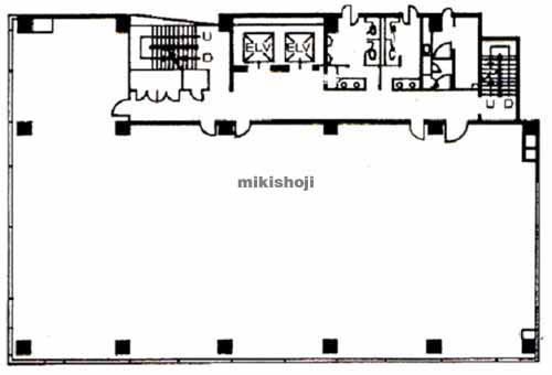 虎丸町・朝日・長者の郡山虎丸町第一生命ビルディング 平面1