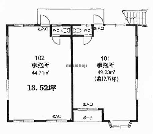 コンフォードⅠ 平面1