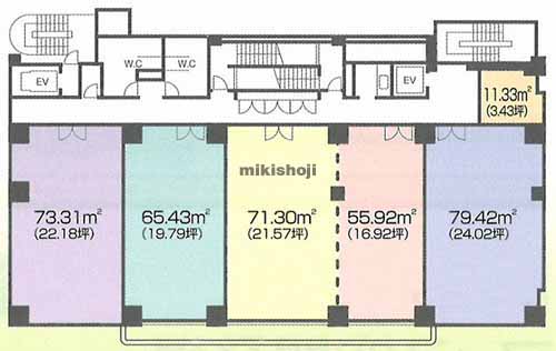ラ・シール仙台 平面1