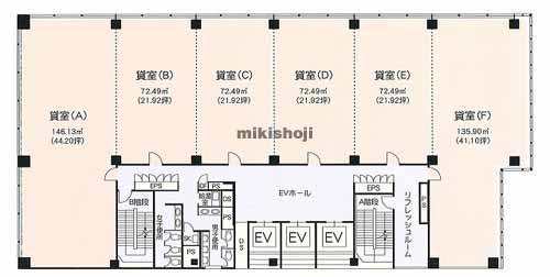 ＨＦ仙台本町ビルディング 平面1