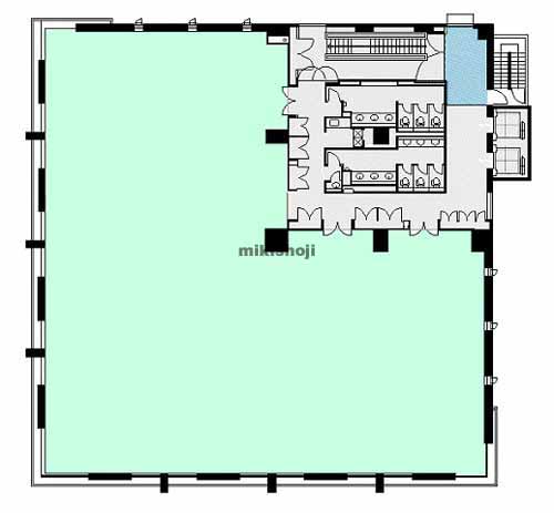 仙台中央第一生命ビルディング 平面1