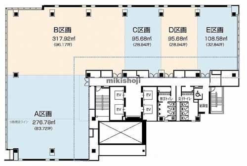 野村不動産仙台青葉通ビル 平面1