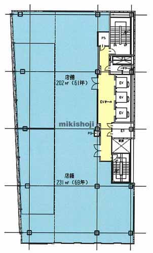 仙台南町通ビル 平面1