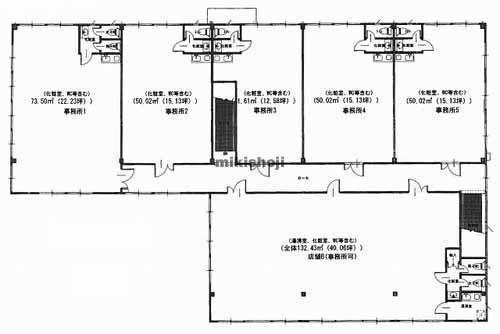オフィス大野田 平面1