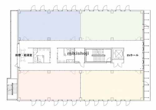 さくらＰＯＲＴ・オフィス 平面1