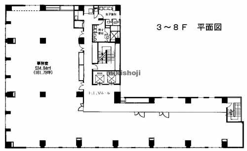 新横浜アーバンスクエア 平面1