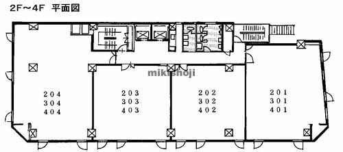 横浜カリオカビル 平面1