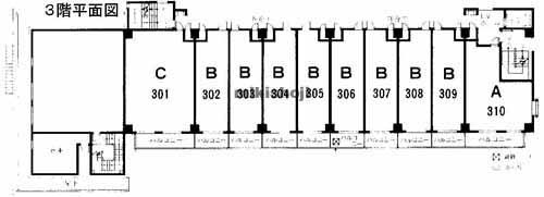 ベイシティ滝川ビル 平面1