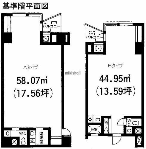 横浜エム・アイビル 平面1