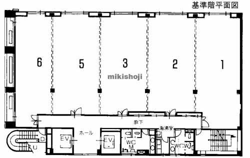 竹生第２ビル 平面1