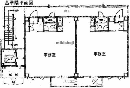 マルス工芸ビル 平面1