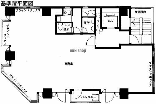 新横浜ウエストビル 平面1