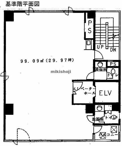 鈴喜ビル 平面1