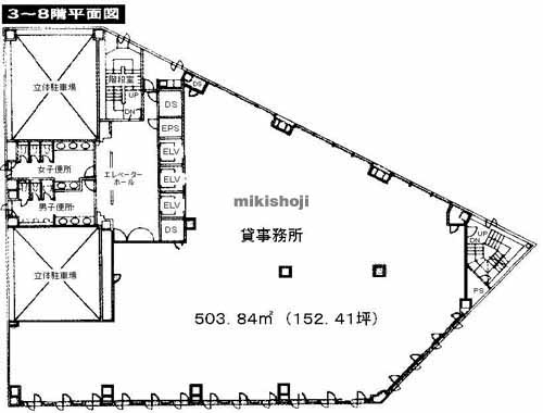 合人社高島橋ビル 平面1