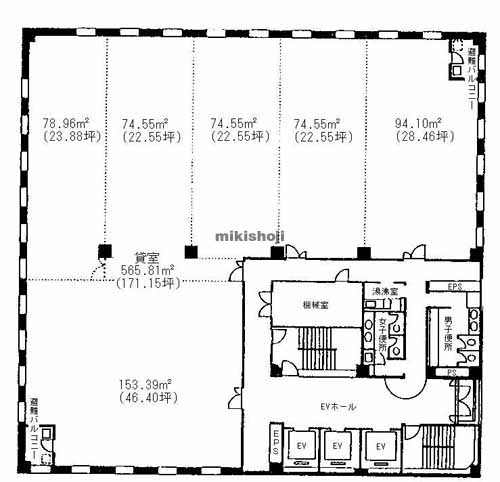 ＪＰＲ横浜日本大通ビル 平面1