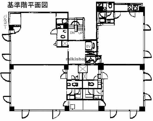 ストーク横浜参番館ビル 平面1