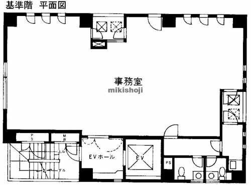 横浜エクセレントⅩⅦビル 平面1