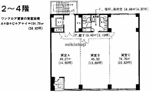 モアグランド関内ビル 平面1