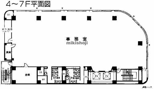 丸八新横浜ビル 平面1