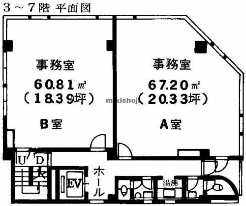 新横浜三協ビル 平面1