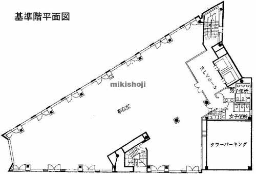 横浜駅前共同ビル 平面1