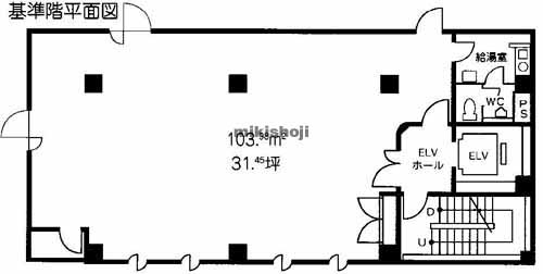 グランツ南幸ビル 平面1