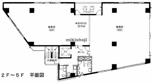 ベンハウス本社ビル 平面1