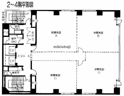 損保ジャパン横浜弁天通ビル 平面1