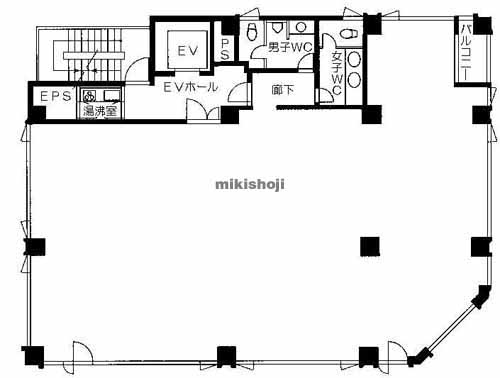 カーニープレイス横浜関内ビル 平面1