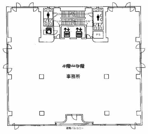 ヘリオス関内ビル 平面1