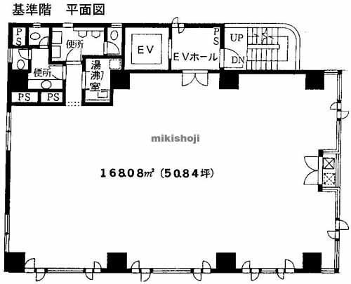 北幸山田ビル 平面1